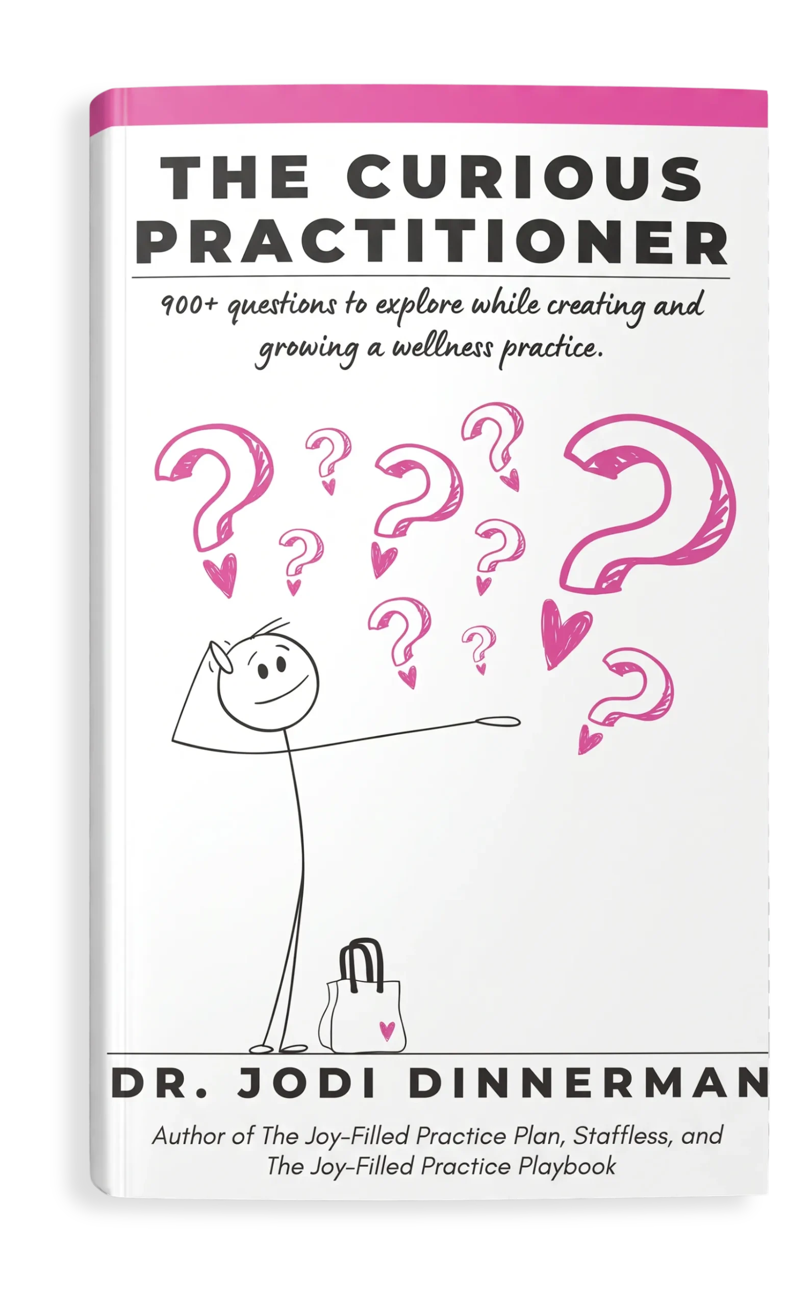 The Curious Practitioner by Dr. Jodi Dinnerman 3D Book Mockup