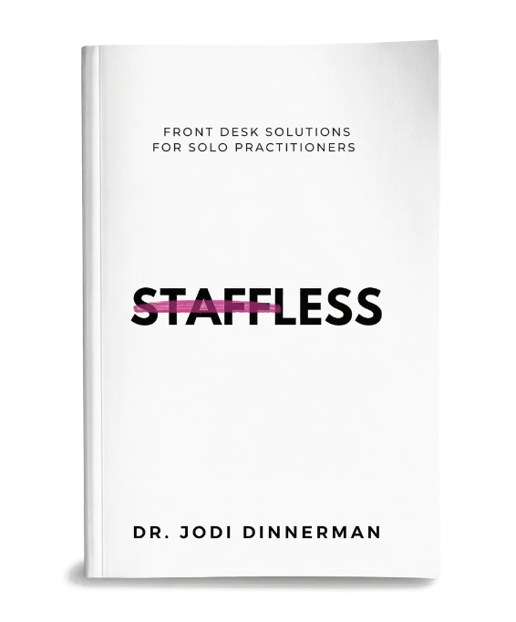 Staffless by Dr. Jodi Dinnerman 3D Book Mockup
