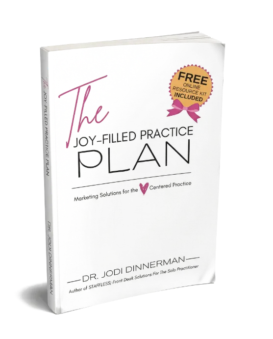 The Joy-Filled Practice Plan by Dr. Jodi Dinnerman 3D Book Mockup